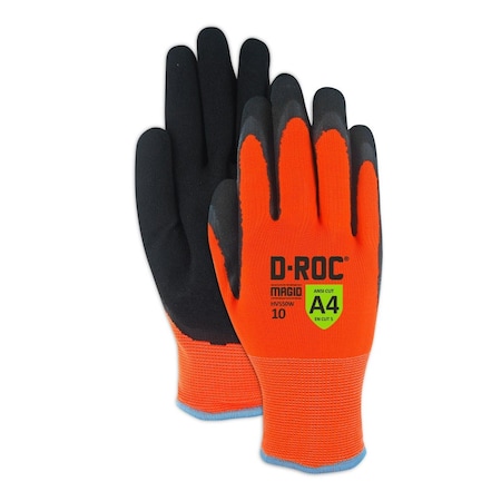 Magid Cut-Resistant Coated Gloves, Cut Level A4 , 7 1 PR HV550W-7